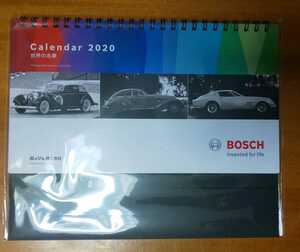 ☆ＢＯＳＣＨ☆ボッシュ☆卓上カレンダー２０２０☆世界の名車☆