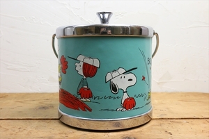 70s Snoopy Ice Bucket/ Vintage Snoopy Peanuts gang / лёд ведро / музыкальная шкатулка нет 