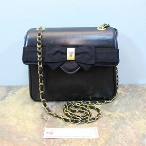 KIMIJIMA LEATHER CHAIN SHOULDER BAG/キミジマレザーチェーンショルダーバッグ