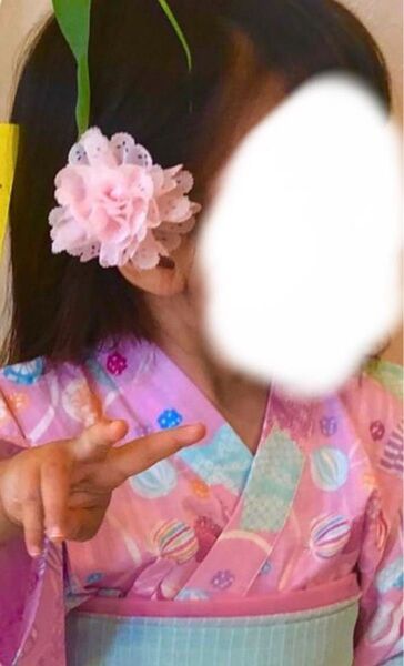 美品 ヘアアクセサリー 髪飾り ベビー キッズ 夏祭り ひな祭り 初節句