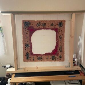 ラグ インテリア アート 掛軸 ペルシャ絨毯