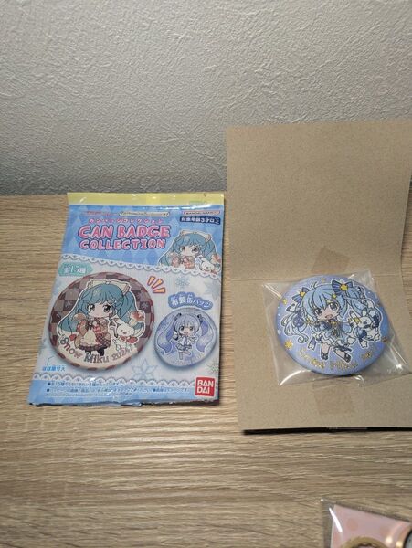初音ミク 雪ミク 2017Ver. 布製缶バッジ