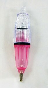 ★☆LED 集魚灯 水中 ライト 12cm 単三 電池 式 赤 夜釣り ☆★