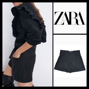 未使用級ソフトな肌触りZARA スコート ショートパンツ
