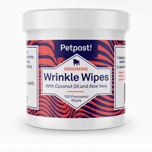 犬用 顔拭きコットン Petpost シワ 拭き取りシート 100枚入