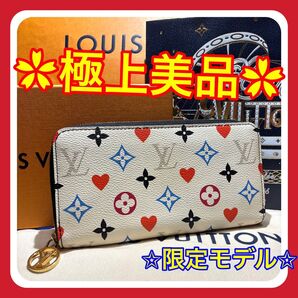 【極上美品】ルイヴィトン ラウンド モノグラム ゲームオン レディース 長財布