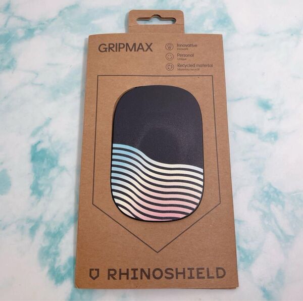 【大人気】 GRIPMAX スマホグリップ 両面テープ式 Ripple スタンド機能 スマホリング