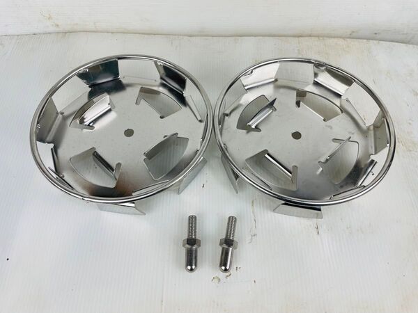 【未使用】攪拌機用リング付きダブルスクリュー ステンレス 150mm 2セット