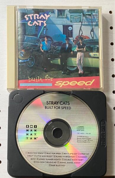 新品購入・輸入盤】STRAY CATS 『 BUILT FOR SPEED 』アメリカでの1stアルバム