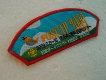 ボーイスカウト 鳥 日本連盟 大阪 2009 スカウト章 刺繍 ワッペン/ガールスカウト カスタム USA ビンテージ v46_画像2