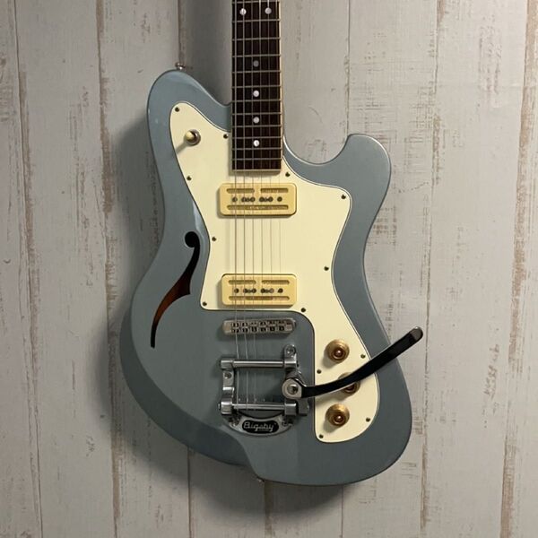 baum guitars conquer59 skyline blue 極美品 ハードケース付