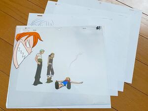  theater version One-piece * tail rice field . one .# Nami Usopp rufizoro# cell picture animation autograph original picture 