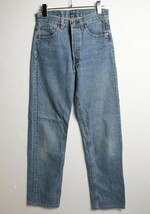 90's アメリカ製 Levi's リーバイス 501 デニムパンツ (w28) USA製 90年代_画像2