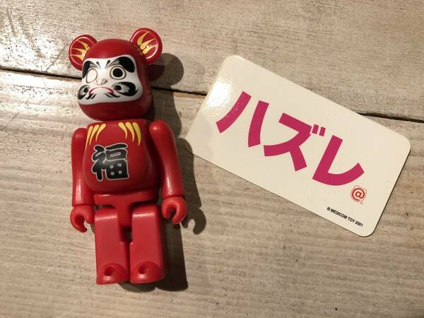 ベアブリック/BE@RBRICK シリーズ2 シークレット　ハズレ　ダルマ/達磨(メディコムトイ・フィギュア)