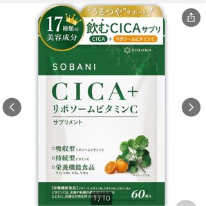 SOBANI CICA + リポソームビタミンC 持続型ビタミンC サプリ 30日分 60粒入り