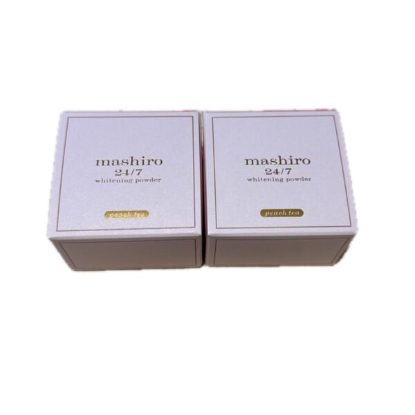 mashiro 24/7 ピーチティー ホワイトニングパウダー 18g×2個セット