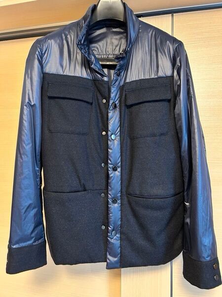 希少 ほぼ新品 美品 COMME CA MEN / コムサ・メン 機能性中綿スタンドブルゾン ソロテックス M