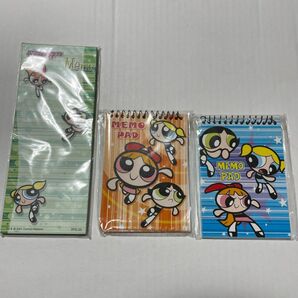 メモ帳 3冊 パワーパフガールズ