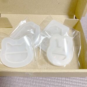 UVレジン シリコンモールド 4個セット