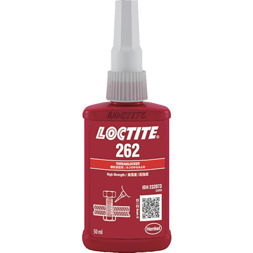 262-50 ロックタイト ネジロック剤 262 50ml 硬化 ネジ ボルト ゆるみ止め 高強度 50cc ヘンケル 26250 JAN:6902545234008 121-1731