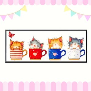 クロスステッチキット 刺繍キット 37×17cm