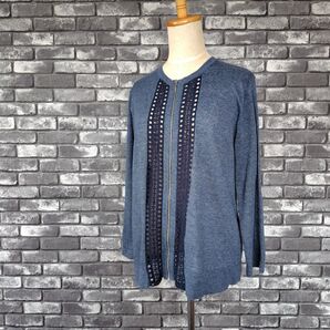 SIMPLE LIFE ジップアップカーディガン