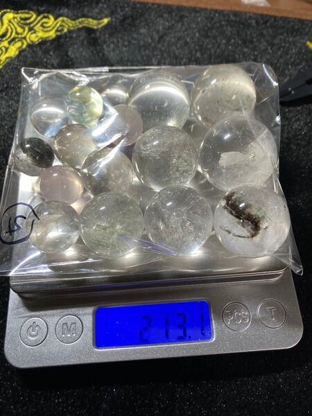 水晶 スフィア セット 200g ⑤