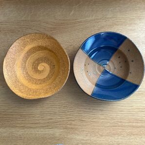 中古品美品 柄違い 和食器 2個セット