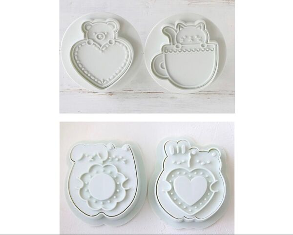 cotta ジャムクッキー(どうぶつ) スタンプクッキー型 メッセージ