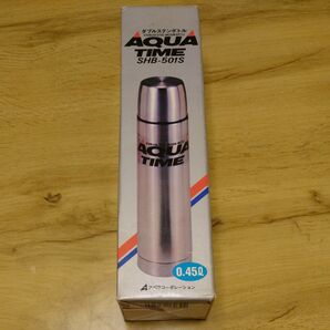 AQUA TIME SHB-501S ダブルステンレスボトル 0.45 L