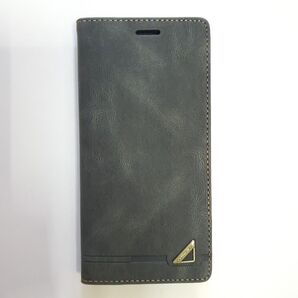 手帳型 Xiaomi POCO F6 Pro カード収納 レザー調カバー ケース ブラック