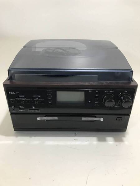 新品 レコードプレーヤー レコード/カセット/CD/ラジオ多用途型プレーヤー S-01★K2976Z