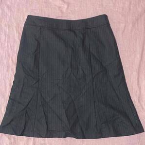 ※Bランク※【中古】BONMAX_17号_スカート(ストライプ)AS2245/Amatir/ボンマックス/かわいいOL制服/おしゃれ会社事務服