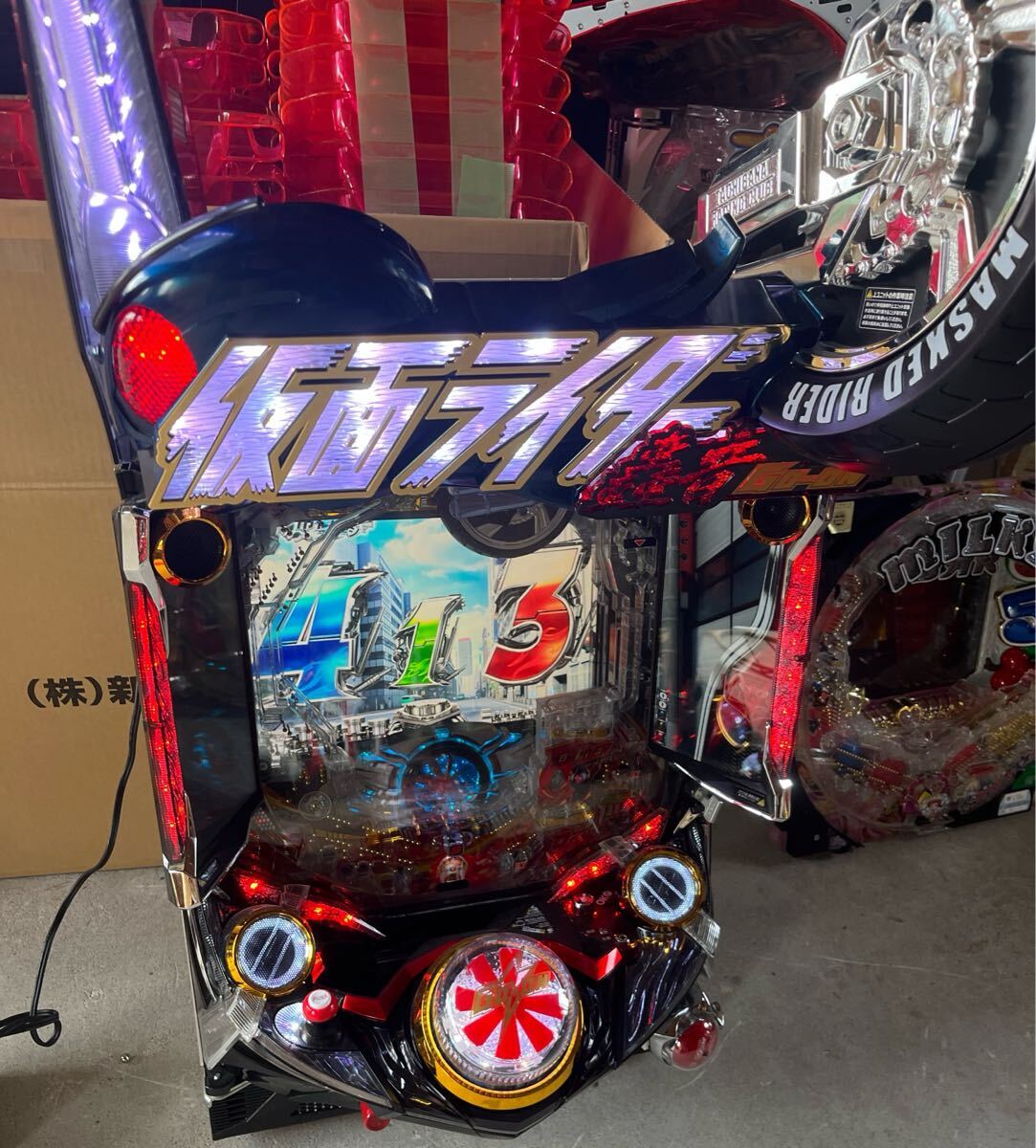 Yahoo!オークション -「仮面ライダー」(パチンコ実機) (パチンコ Yahoo!オークション -「仮面ライダー」(パチンコ実機) (パチンコ