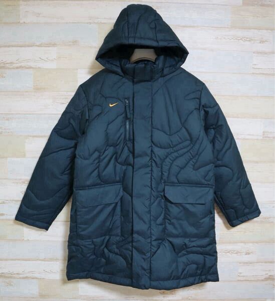 新品 定価35750円 Mサイズ ナイキ NIKE Culture of Football Therma-FIT REPEL ロンガー フーディジャケット ベンチコート
