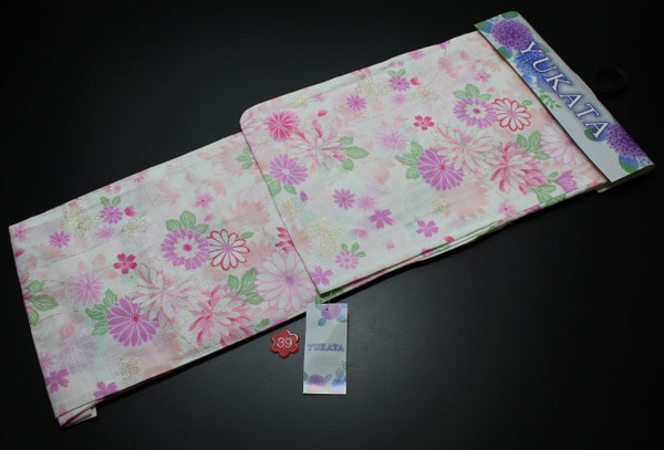 新品 送料込み no,39 浴衣 プレタ 仕立上り 綿100%