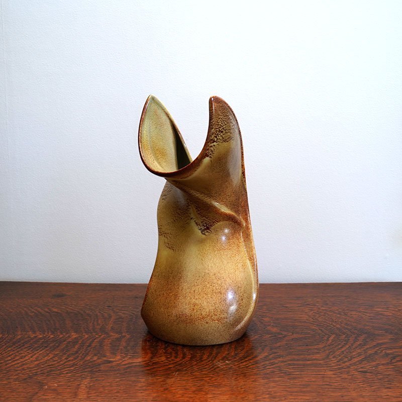 Bertoncello Ceramiche d’Arte /Large Vortex Vase /Italy /1960s ベルトンチェロ アートセラミックス イタリア フラワーベース 花器 花瓶 Bertoncello Ceramiche d’Arte /Large Vortex Vase /Italy /1960s ベルトンチェロ アートセラミックス イタリア フラワーベース 花器 花瓶
