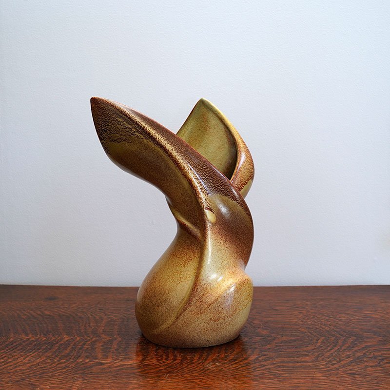 Bertoncello Ceramiche d’Arte /Large Vortex Vase /Italy /1960s ベルトンチェロ アートセラミックス イタリア フラワーベース 花器 花瓶 Bertoncello Ceramiche d’Arte /Large Vortex Vase /Italy /1960s ベルトンチェロ アートセラミックス イタリア フラワーベース 花器 花瓶