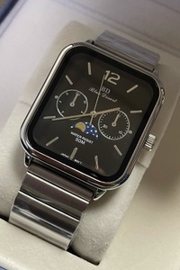 赤 スクエアウォッチ クラシック レトロ ビンテージ Y2K ムーンフェイズ MTP M305 オマージュ クォーツ ステンレス