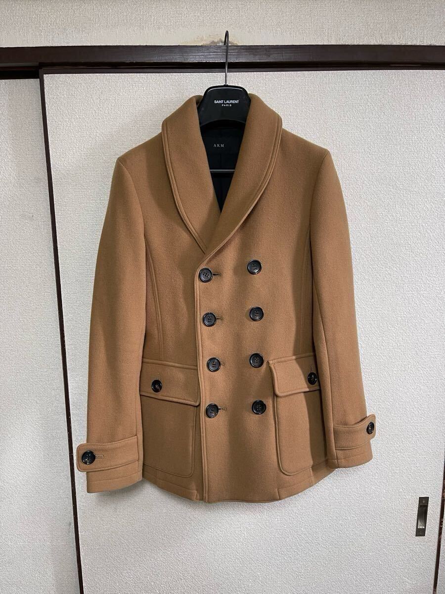美品　AKM  メンズコート　ピーコート 2025年最新】Yahoo!オークション -akm pコートの中古品・新品