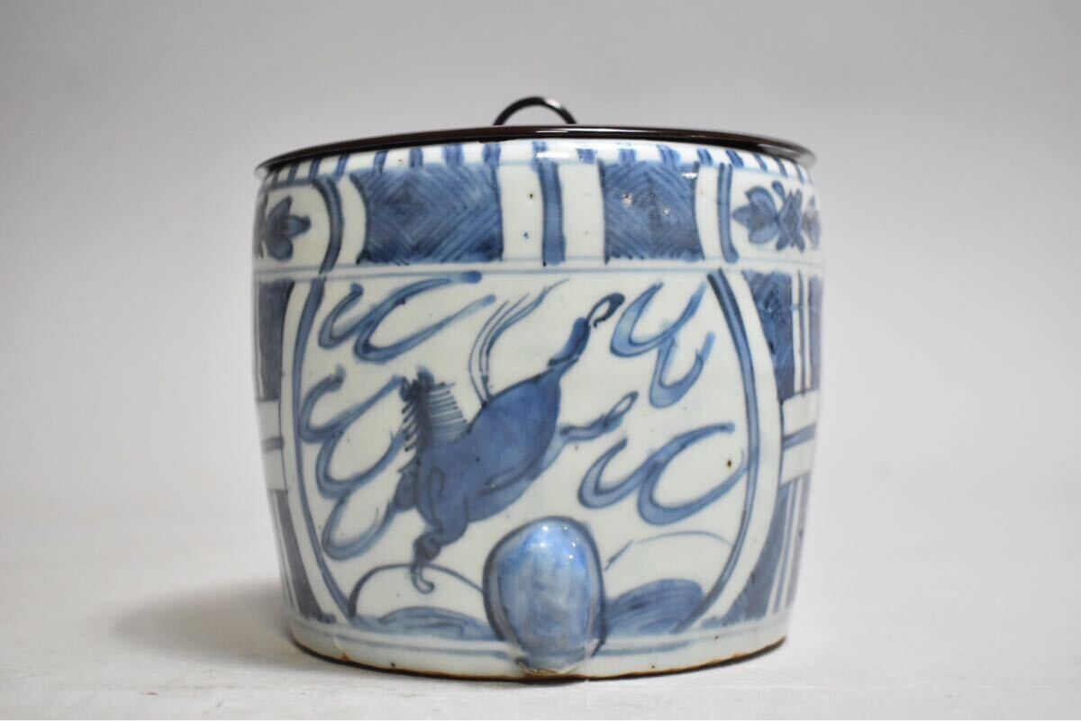 新品 中国古美術? 水指 Yahoo!オークション -「水指 染付」(染付) (骨董陶磁器一般)の