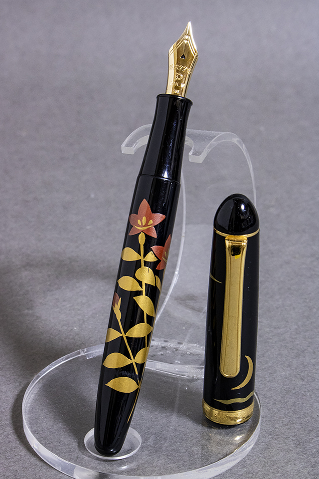 Yahoo!オークション -「万年筆 蒔絵」(プラチナ) (万年筆)の落札