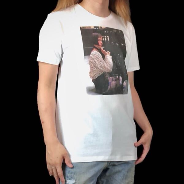 新品 LEON レオン マチルダ ナタリーポートマン 映画ヒロイン ショートカット ロリータ少女 煙草 喫煙シーン Tシャツ ユニセックス Lサイズ