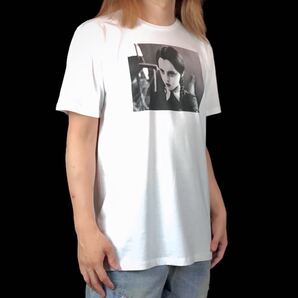 新品 アダムスファミリー ウェンズデー ゴシックホラー コメディ ティムバートン映画 クリスティーナリッチ Tシャツ ユニセックス Lサイズ