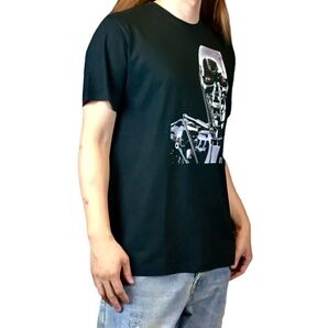 新品 ターミネーター T800 アンドロイド 殺人サイボーグロボット シュワルツェネッガー映画 サイバーパンク Tシャツ ユニセックス Lサイズ