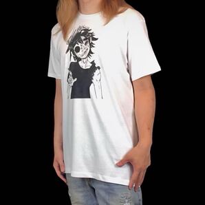 新品 Gorillaz ゴリラズ ボーカル キーボード 2D ブラー デーモンアルバーン 架空 バーチャル アニメバンド Tシャツ ユニセックス Sサイズ
