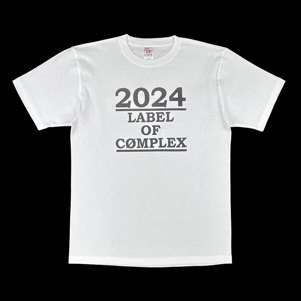 未使用新品 2024 LABEL OF COMPLEX コンプレックス 日本一心 CASE OF BOOWY ボウイ 氷室 吉川 デュエット曲 Tシャツ オーバーサイズ XL(LL)