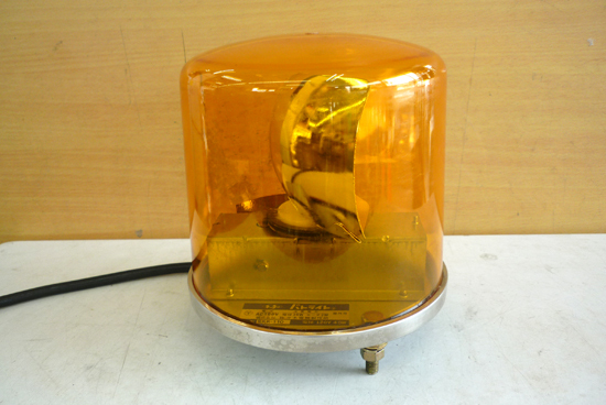 佐々木電機 パトライト SKK-110 屋外用 AC100V 回転灯 イエロー 黄色 警光灯