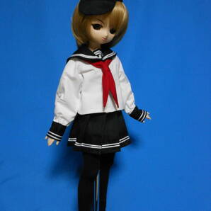 ミニドルフィードリーム セーラー服 プリーツスカート 黒タイツセット