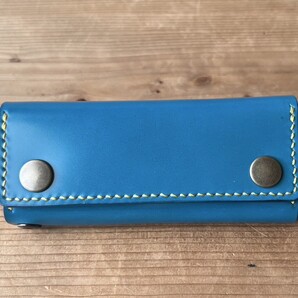 キーケース(4連)【送料無料】手縫い・AlpsLeatherアニリン染コードバン・カラーオーダー可(メール受付)solorileather.blog.jp